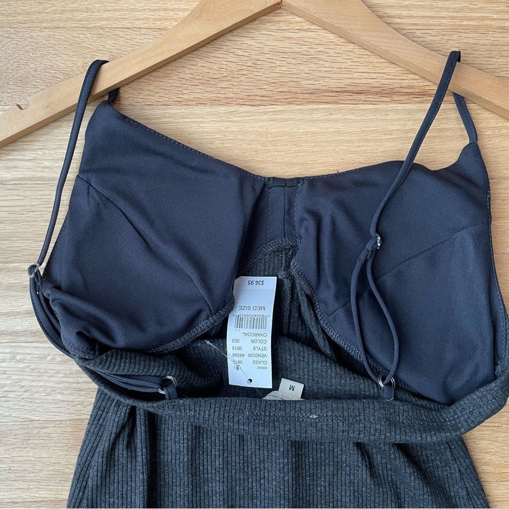 L.A. Hearts Gray Clasp Hook Up Mini Dress New With Tags - Picture 5 of 11